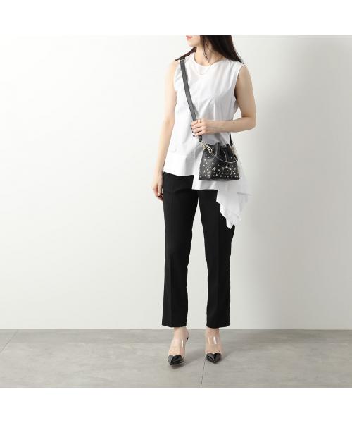【25SS NEW】Jimmy Choo/ Bon Bon クリスタル ハンドバッグ /2色 BON BON | Peacock Satin Bag with Crystals | JIMMY CHOO