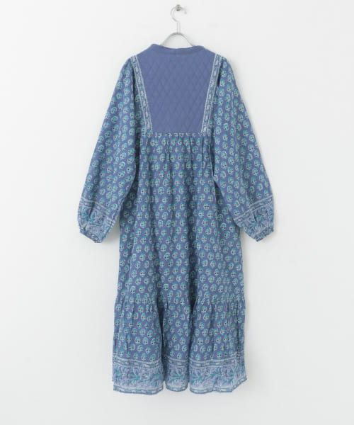 セール 50%OFF】MIXプリントオリエンタルコットンワンピース