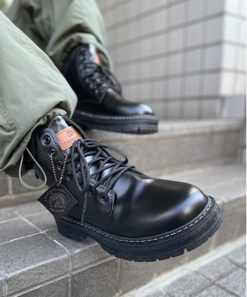 セール5%OFF】【SETUP7】フェイクレザー レースアップブーツ セール5%OFF】【SETUP7】フェイクレザー レースアップブーツ