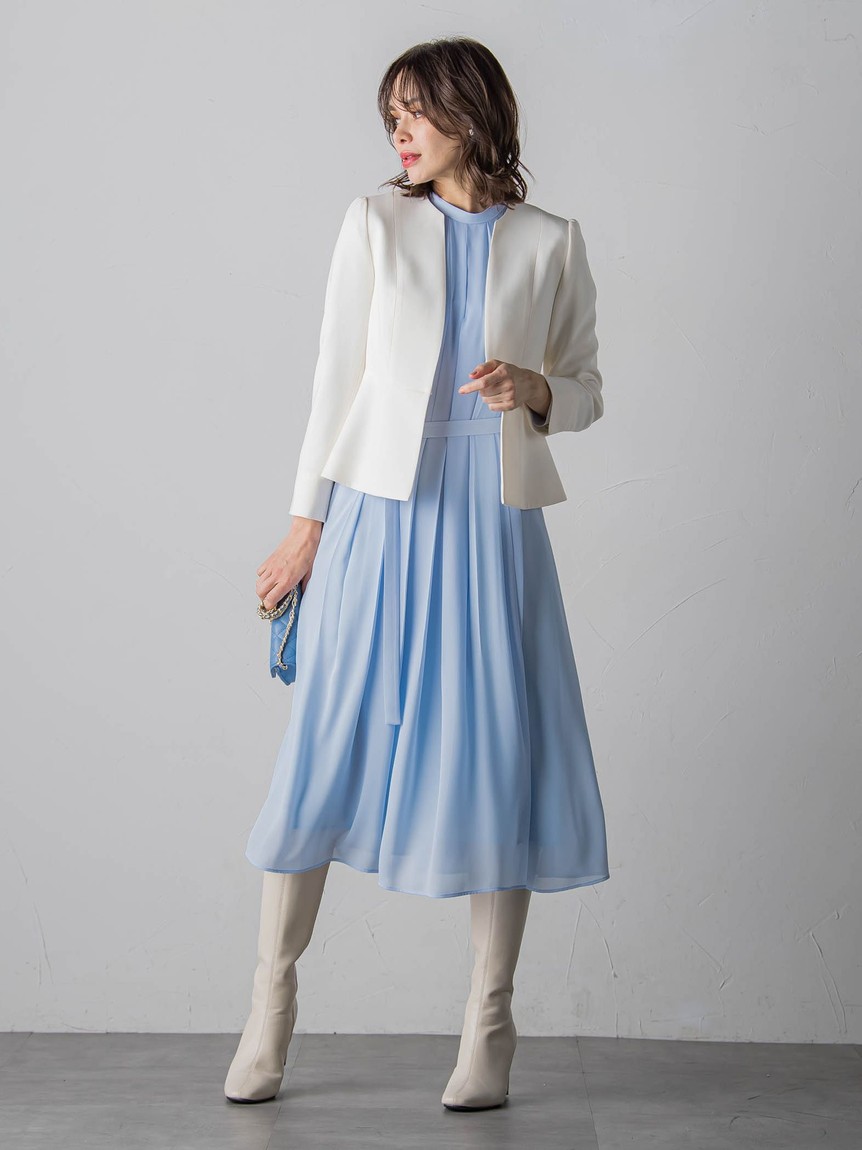 セール 50%OFF】ビアッジョブルー Viaggio Blu シフォンプリーツ セール 50%OFF】ビアッジョブルー Viaggio Blu シフォンプリーツ