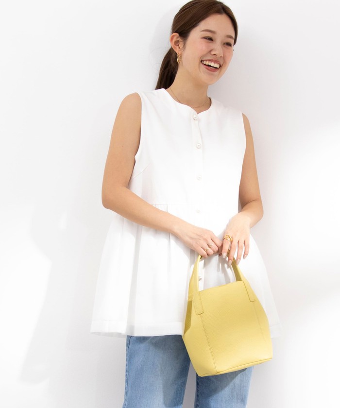 セール】◇【WEB限定】パール付きカットジレ(505922601