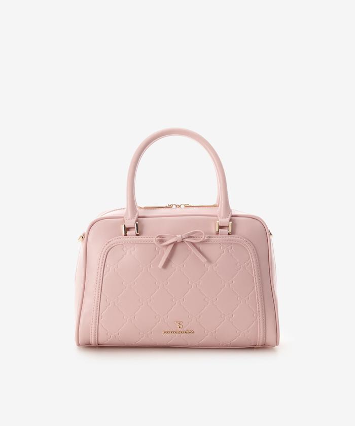 セール 50%OFF】スタンピングリボンハンドバッグ(505928857