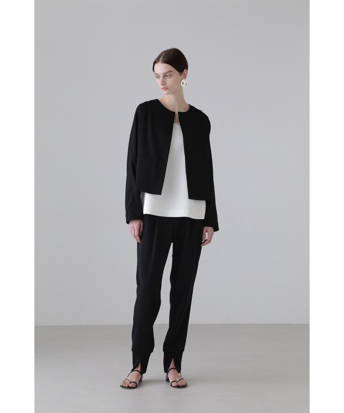 ユナイテッドアローズ/定価¥48,400/ノーラペルJK/タイトスカート ユナイテッドアローズ/定価¥48,400/ノーラペルJK/タイトスカート