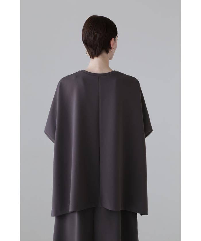 kuu　アドーア　 ソフトダンボールカットソー　ブラック アドーア ADORE マットストレッチダンボールカットソー