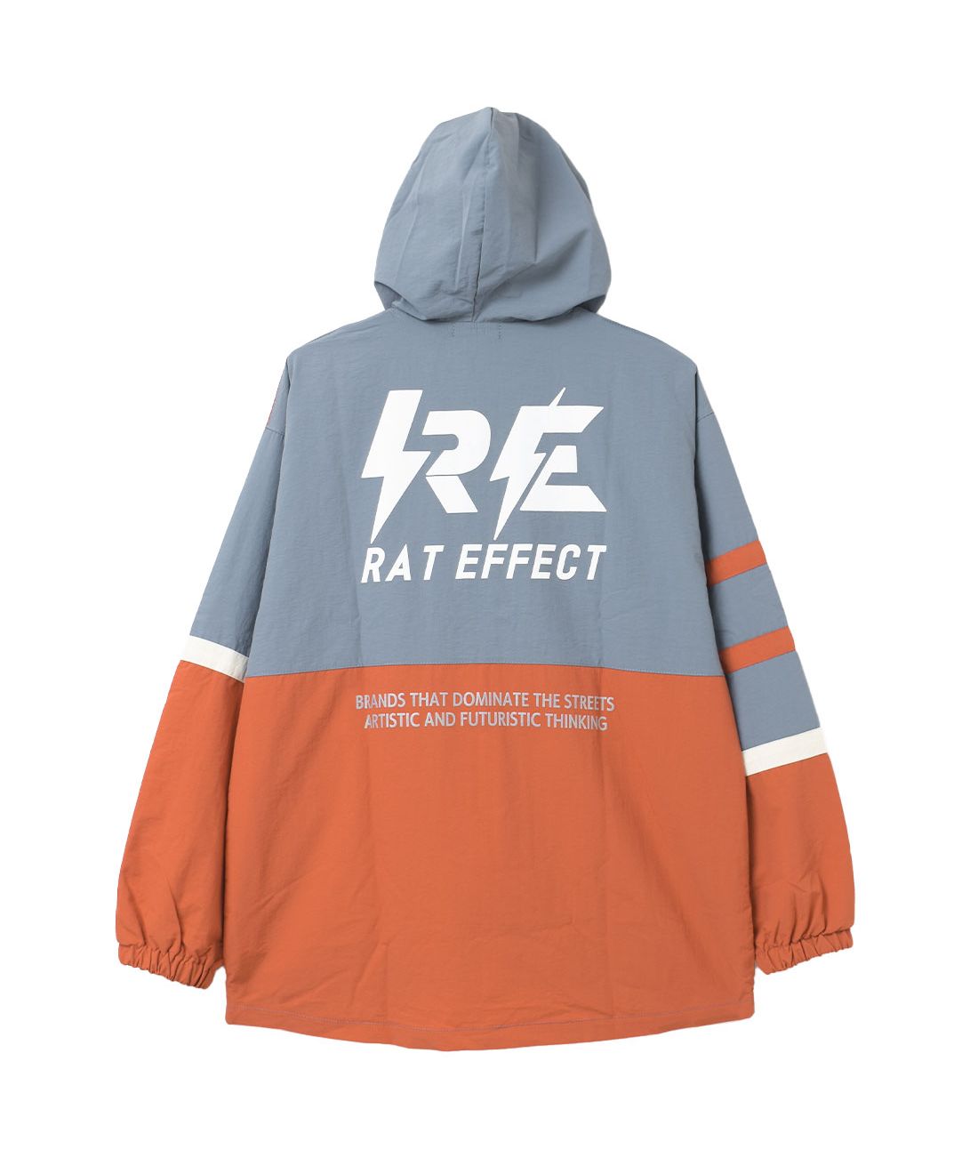 ラット エフェクト RAT EFFECT フード付きカラー切替ナイロン