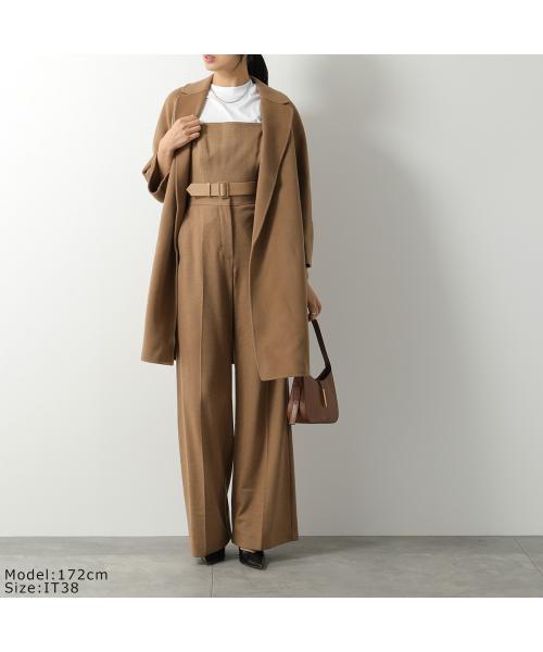 [マックスマーラ] NAVIGLI コットンポプリン ワイドレッグパンツ セール 50%OFF】MAX MARA ワイドパンツ UNGHIA キャメル