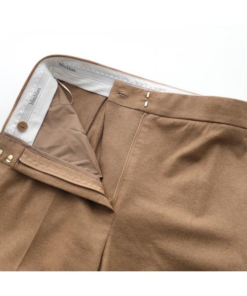 新作*MAXMARA* Aereo コットンワイドパンツ ブラウン パンツ - 送料無料｜マックスマーラ公式サイト