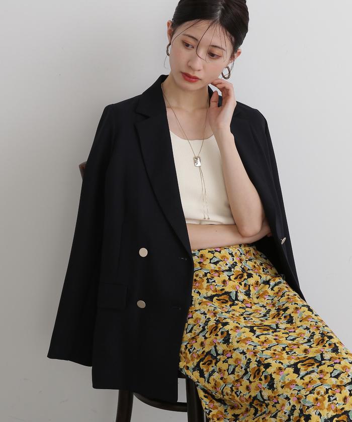 ダブルブレストテーラードジャケット《S Size Line》 (505849436 ダブルブレストテーラードジャケット《S Size Line》 (505849436