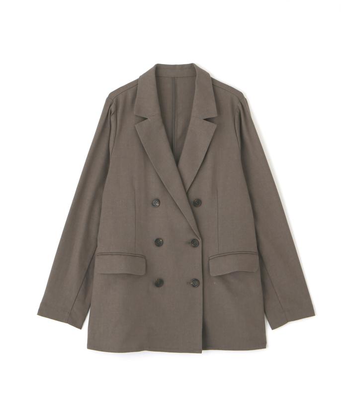 セール 50%OFF】麻混ダブルジャケット《S Size Line》(505932707