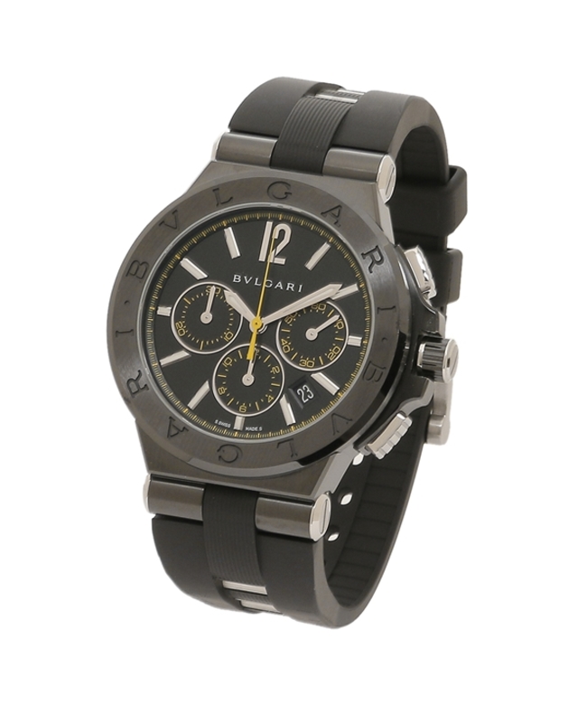 ブルガリ 時計 ディアゴノ 自動巻き ブラック メンズ BVLGARI