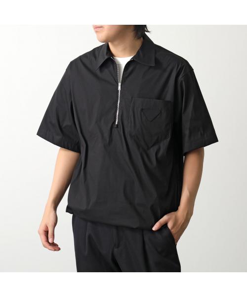 PRADA 半袖 シャツ SC763 10HT ハーフジップ(505934511 PRADA 半袖 シャツ SC763 10HT ハーフジップ(505934511