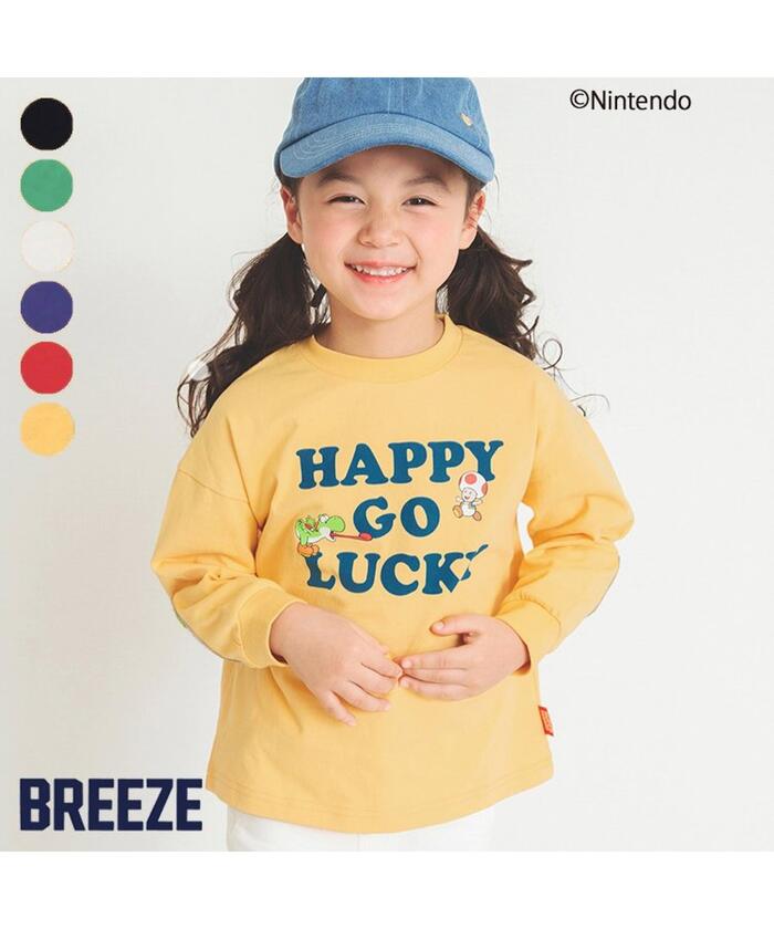 スーパーマリオ ロゴグラフィックTシャツ(505705385) | ブリーズ(BREEZE) - d fashion