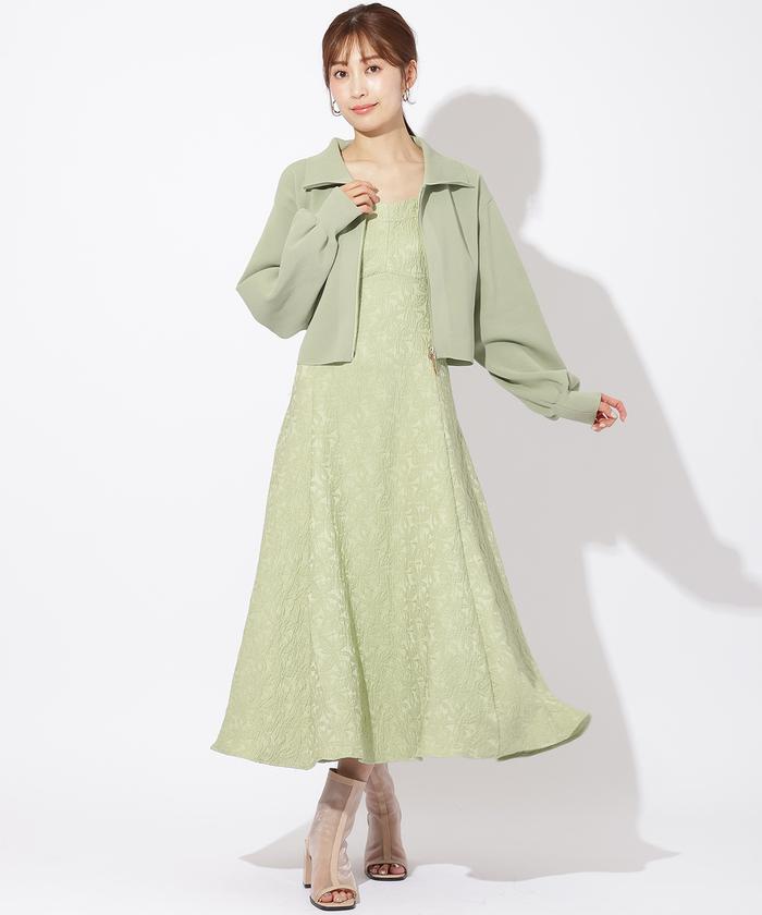 シャーリーテンプル ジャム瓶 マカロン ワンピース&カーディガン シャーリーテンプルの”オトナ服”18年秋、ドーナツ＆ジャム瓶柄の