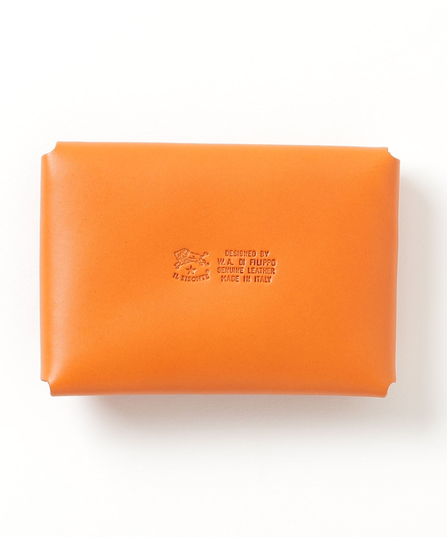★IL BISONTE★ カードケース・コインケース ORANGE セール50%OFF】イルビゾンテ IL BISONTE 【IL BISONTE