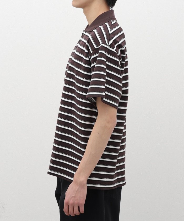 Jieda（ジエダ）の「BORDER KANOKO POLO L/S（ポロシャツ）」 - WEAR