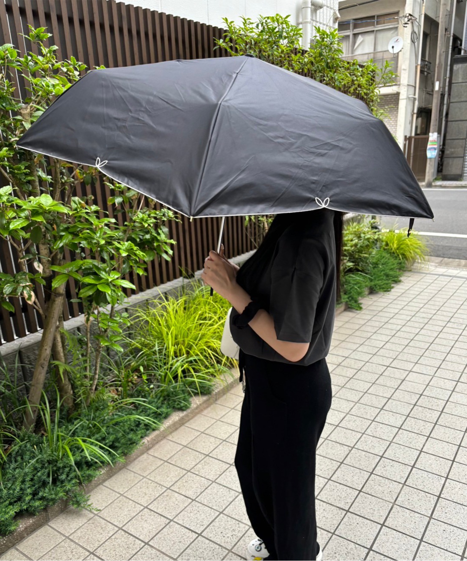 セール30%OFF】【一級遮光・晴雨兼用】UVフルール折り畳み日傘 