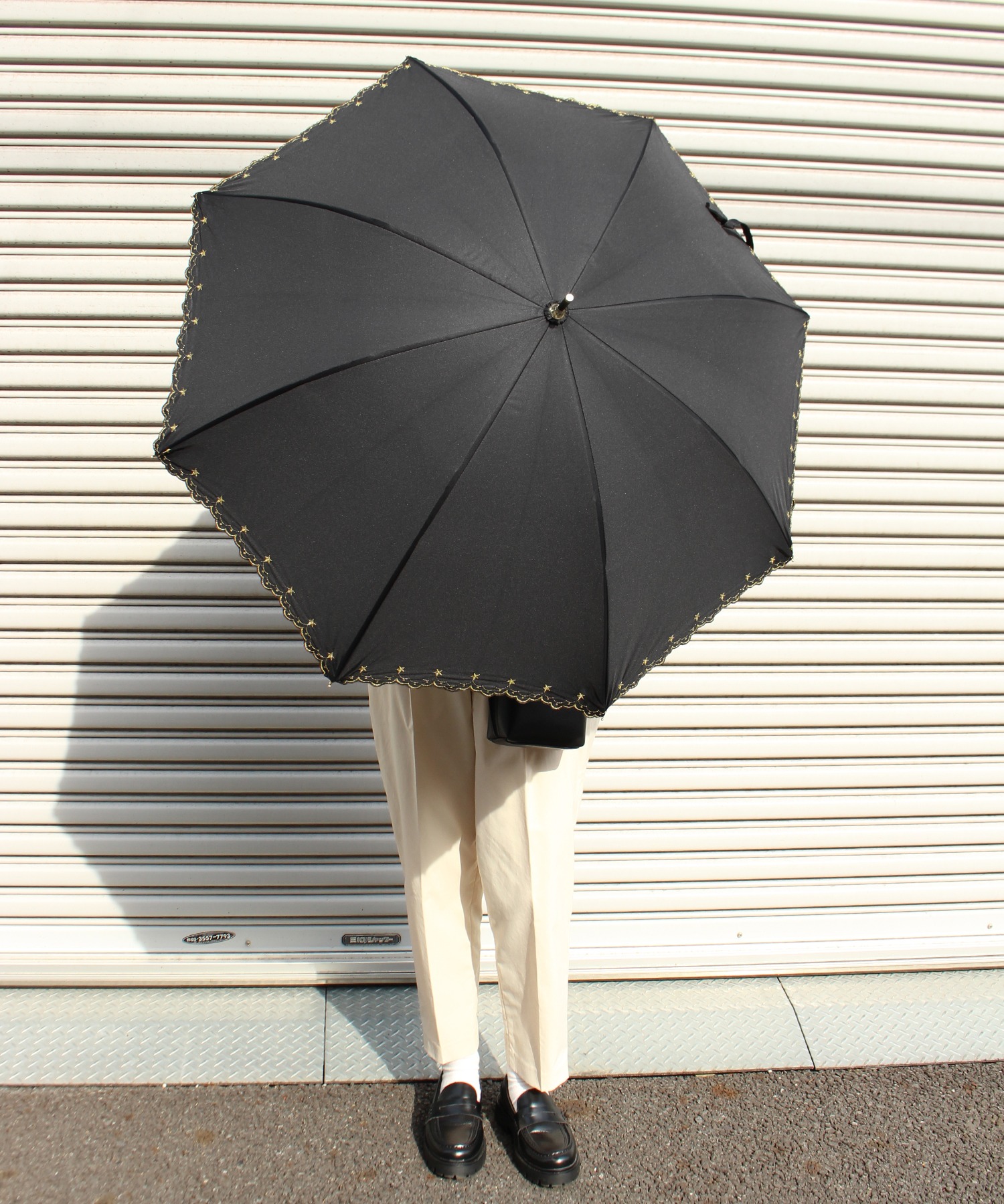 一級遮光・晴雨兼用】99%UVカット スパークルスカイ日傘・長傘