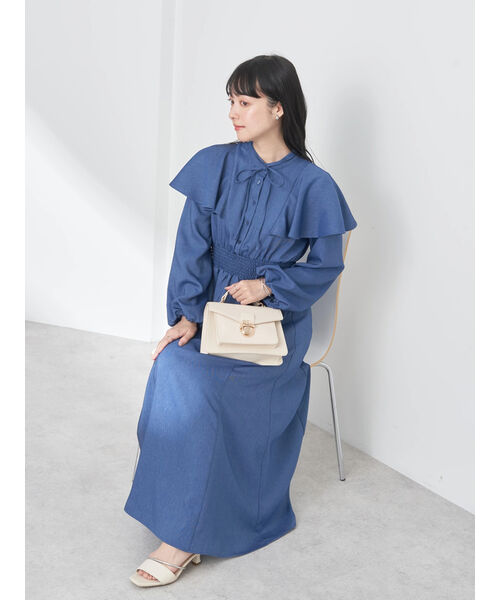 セール 70%OFF】デニムライクワンピース(505936168) | アース