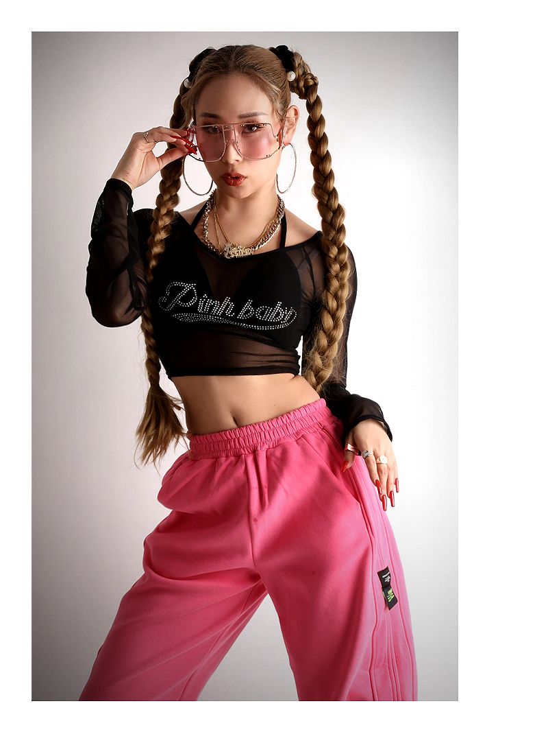 Bombshell Sportswear ボムシェル　新作　トップス ボムシェル bombshell トップス レオタード シースルー メッシュ