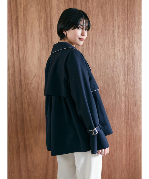 YECCA VECCA ブラウン チェスターコート F チェックチェスターコート（チェスターコート）｜B.C STOCK