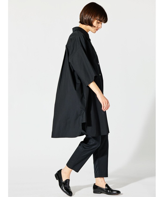セール 30%OFF】mizuiro ind ハーフスリーブワイドシャツ