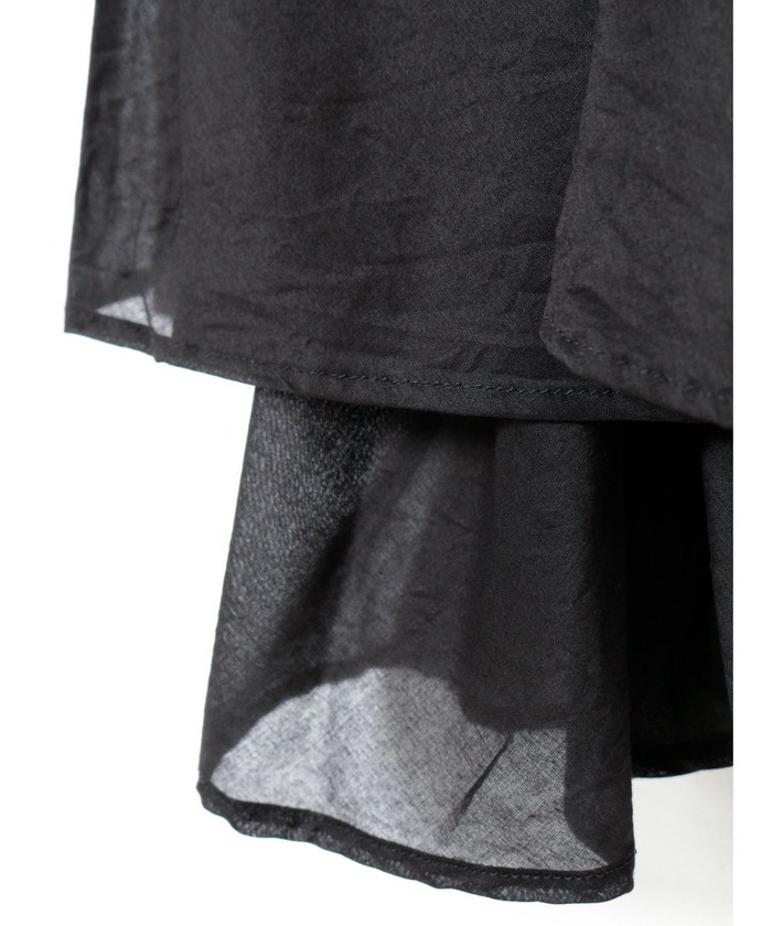 セール 30%OFF】mizuiro ind ダブルヘムフレアワンピース