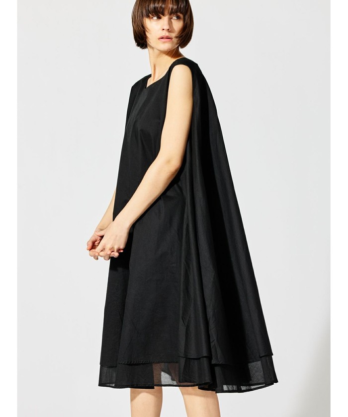 セール 30%OFF】mizuiro ind ダブルヘムフレアワンピース