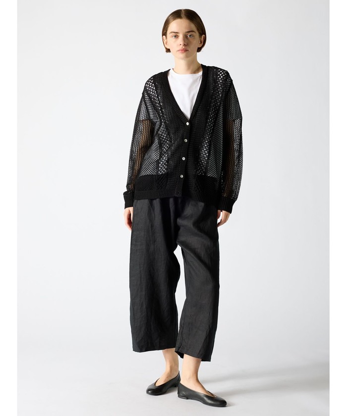セール 30%OFF】mizuiro ind メッシュパターンカーディガン セール 30%OFF】mizuiro ind メッシュパターンカーディガン