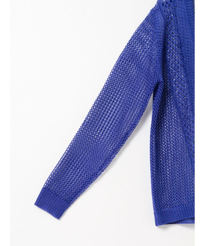 セール 30%OFF】mizuiro ind メッシュパターンカーディガン