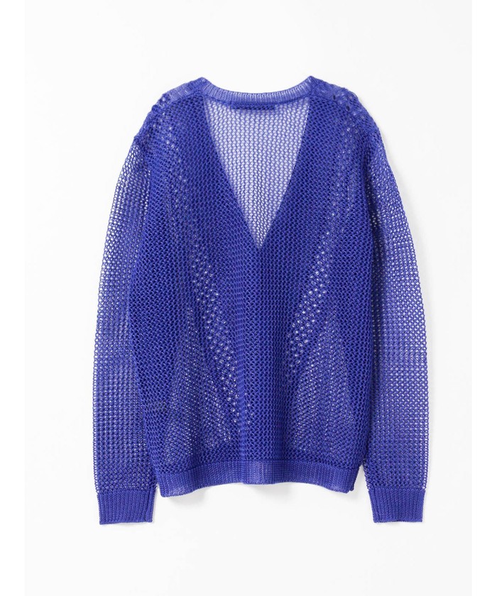 セール 30%OFF】mizuiro ind メッシュパターンカーディガン セール 30%OFF】mizuiro ind メッシュパターンカーディガン
