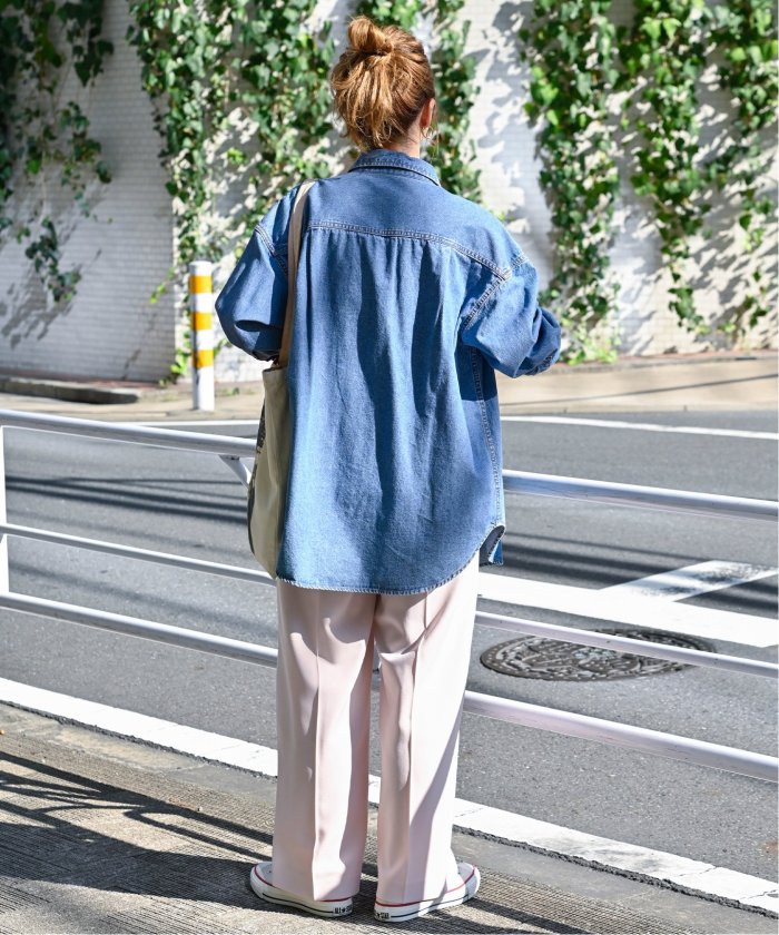 追加》デニムワーカーシャツ（シャツ／ブラウス）｜B.C STOCK