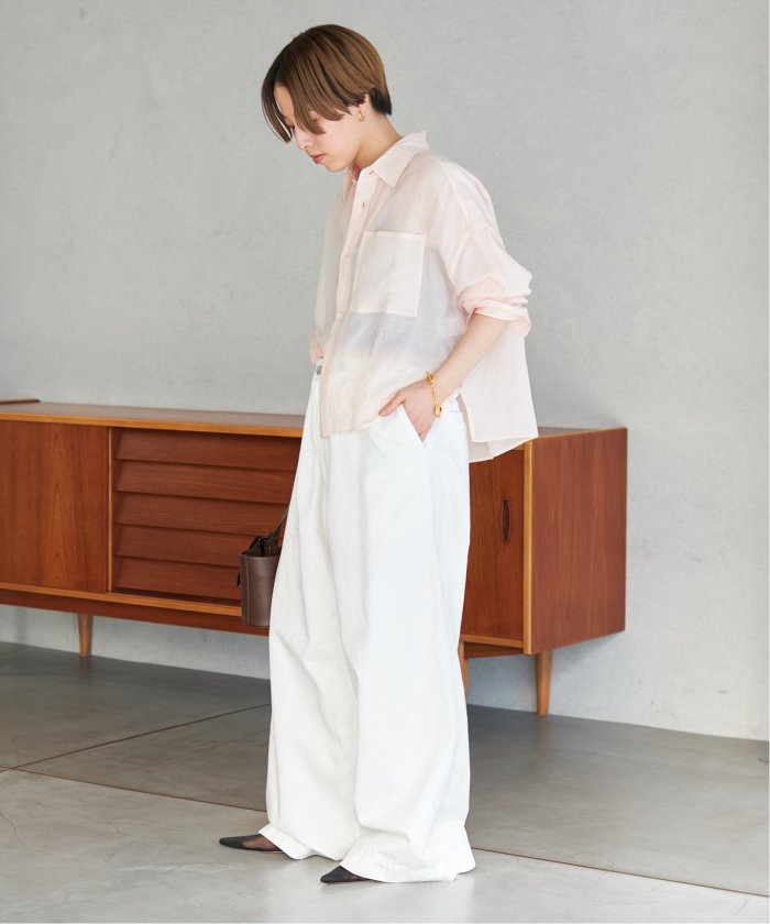 追加》RAMIE LYOCELL WIDE シャツ(505922702) | プラージュ
