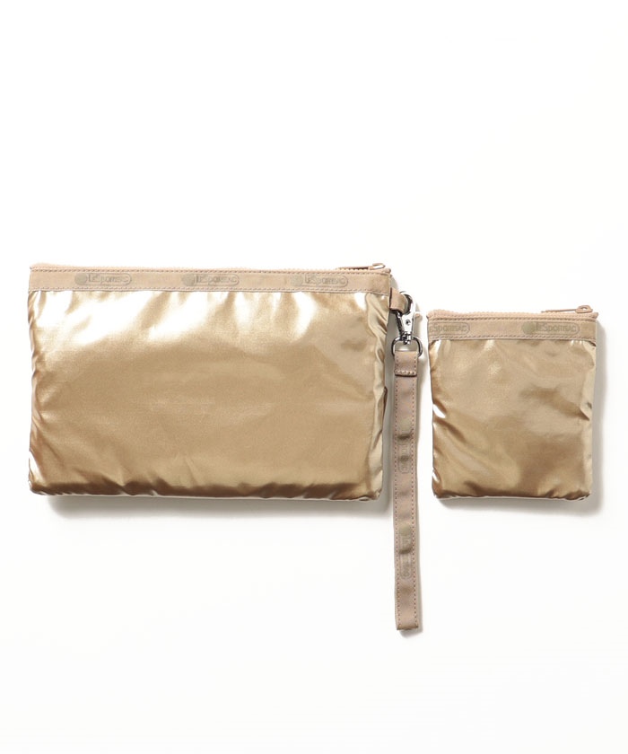 ZIP POUCH SET3/ヒトリップアラビアゴールド / LeSportsac