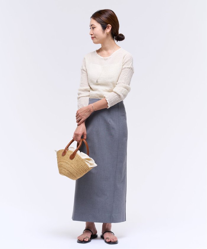 IENA Les atelers Francaisロングスリーブトップス LES ATELIERS FRANCAIS DE CONFECTION ロングスリーブトップス
