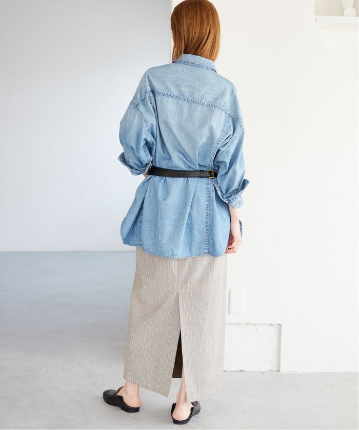Healthy DENIM/ヘルシーデニム】SLOBE別注 ビッグシャツ Healthy DENIM/ヘルシーデニム】SLOBE別注 ビッグシャツ