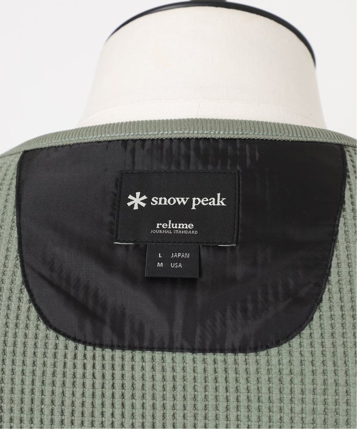 SNOWPEAK / スノーピーク】別注 ドライワッフルカーディガン SNOWPEAK / スノーピーク】別注 ドライワッフルカーディガン