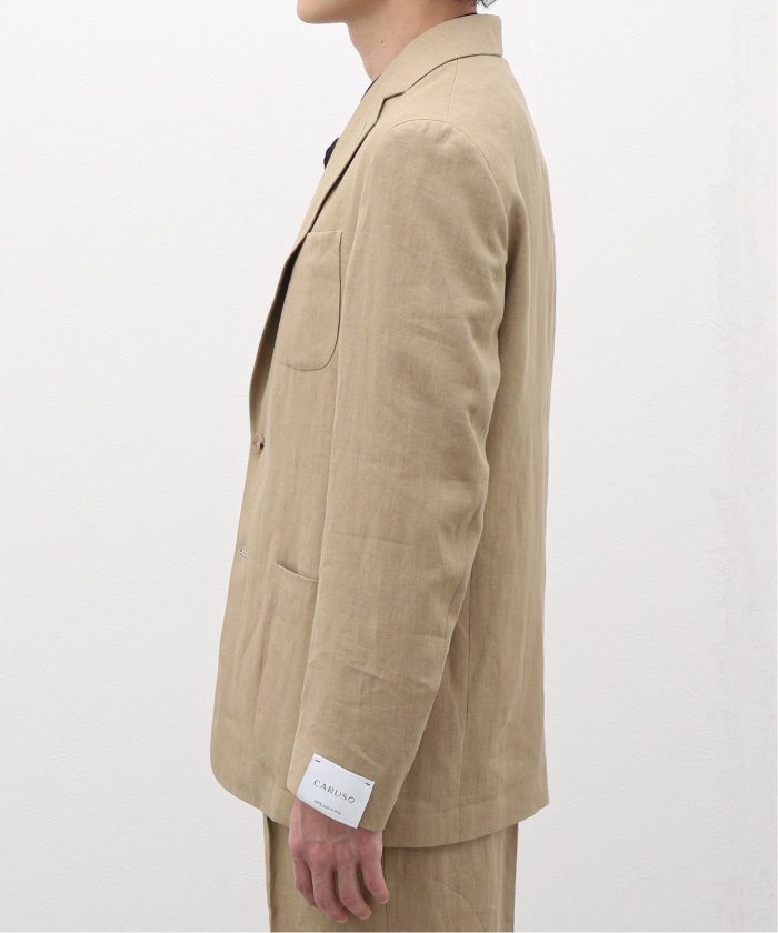 CARUSO / カルーゾ】Linen Single Jacket Zero(505934809 