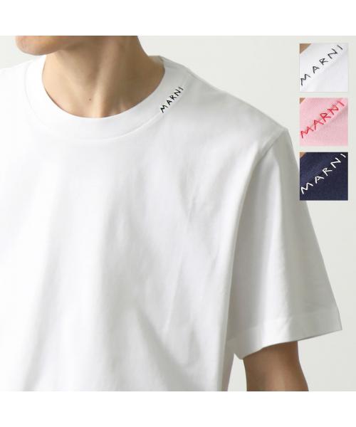 新品未使用 MARNI ホワイト ロゴTシャツ タグ付き - メルカリ