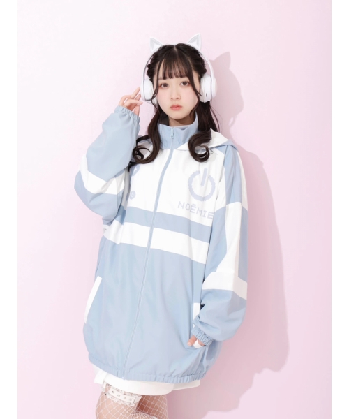 クーポン】ノエミー NOEMIE ねこ耳配色切替ゲームブルゾン