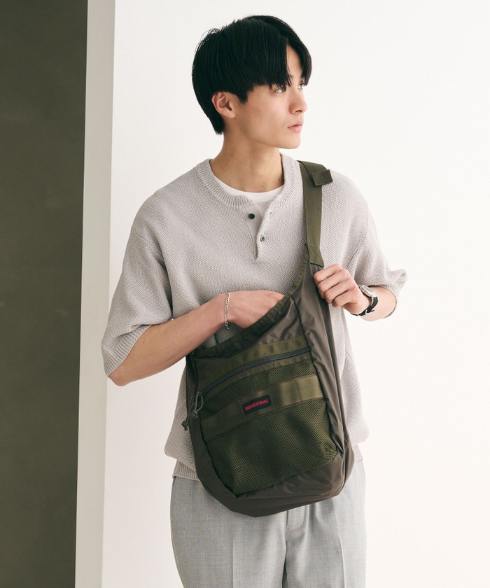別注】＜BRIEFING＞GLR リップストップ メッシュ ショルダー