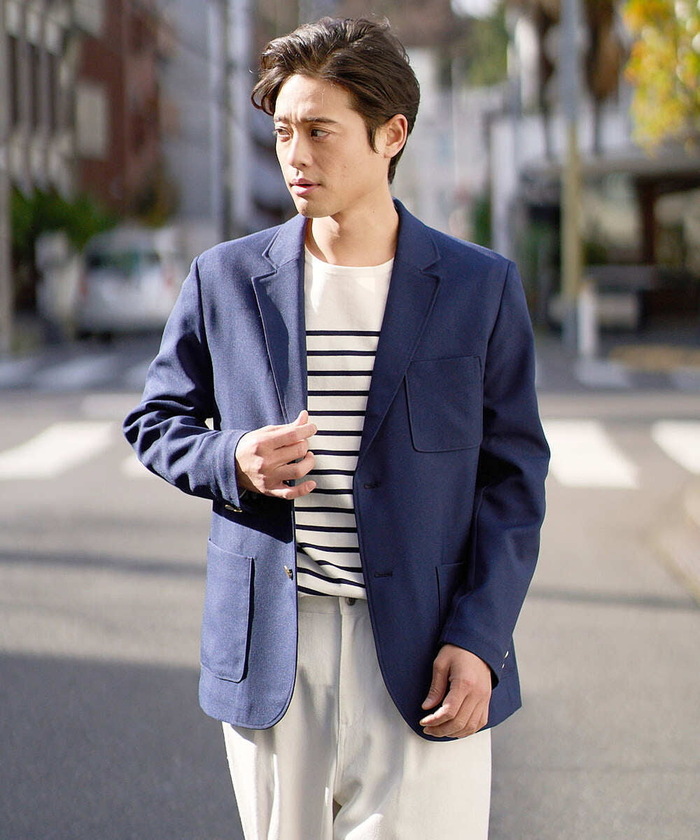 セール 20%OFF】【ドライタッチ】シングル紺ブレザー(505793685