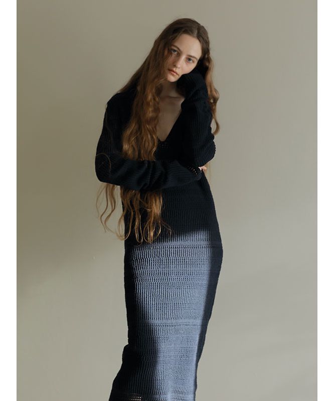 セール 40%OFF】メッシュボーダーニットワンピース(505832286 セール 40%OFF】メッシュボーダーニットワンピース(505832286