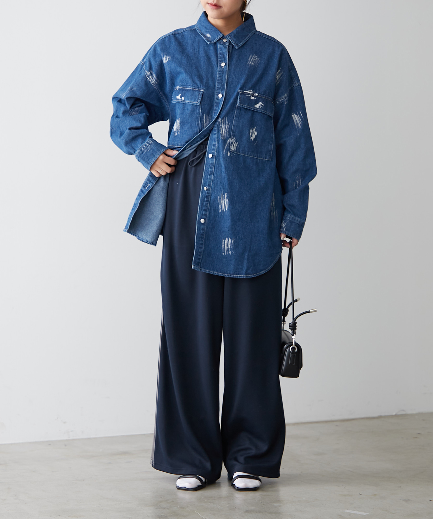 SKULLTAG DENIM WESTERN SHIRT / INDIGO – SC WEB STORE