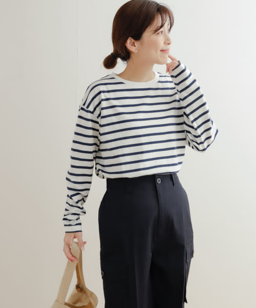 セール 20%OFF】ボーダーワイドプルオーバー(505935935