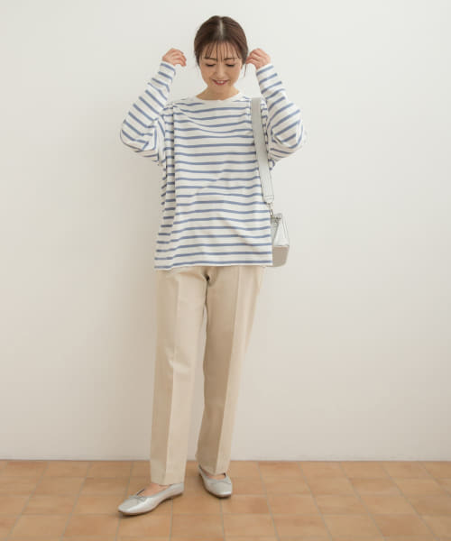 セール 20%OFF】ボーダーワイドプルオーバー(505935935