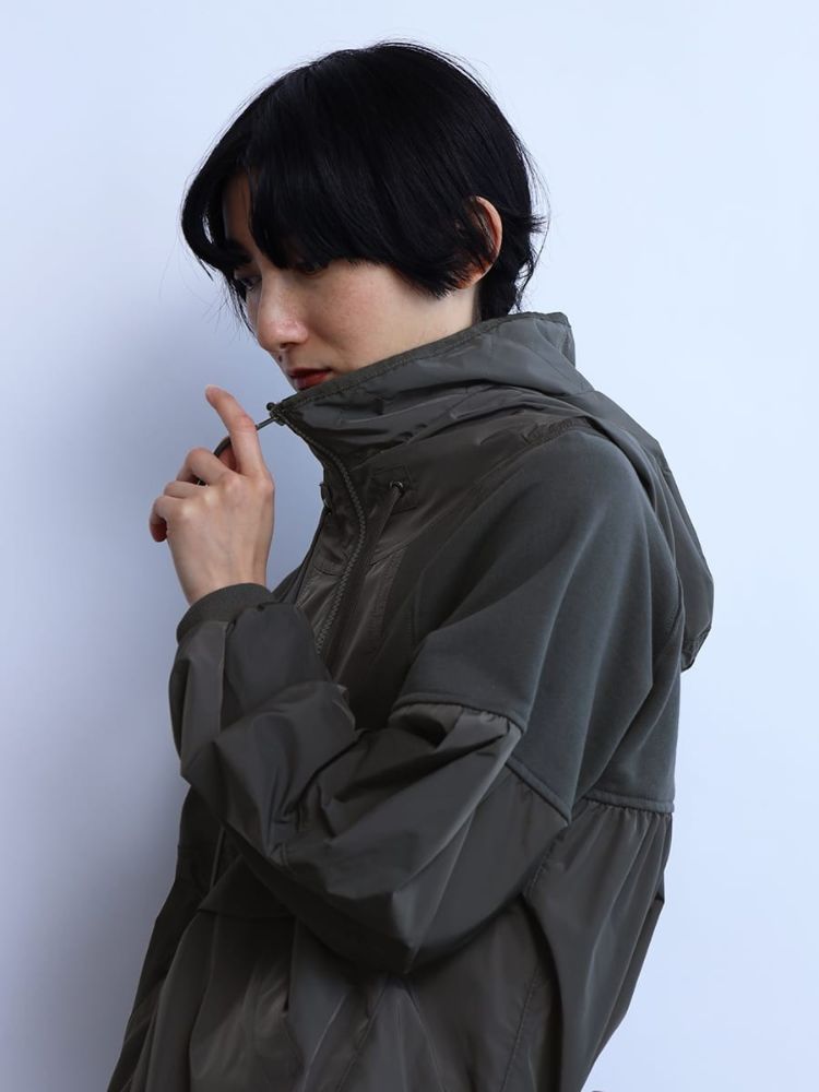 セール】ラシュッド LASUD 異素材アノラックパーカー(505940272 セール】ラシュッド LASUD 異素材アノラックパーカー(505940272