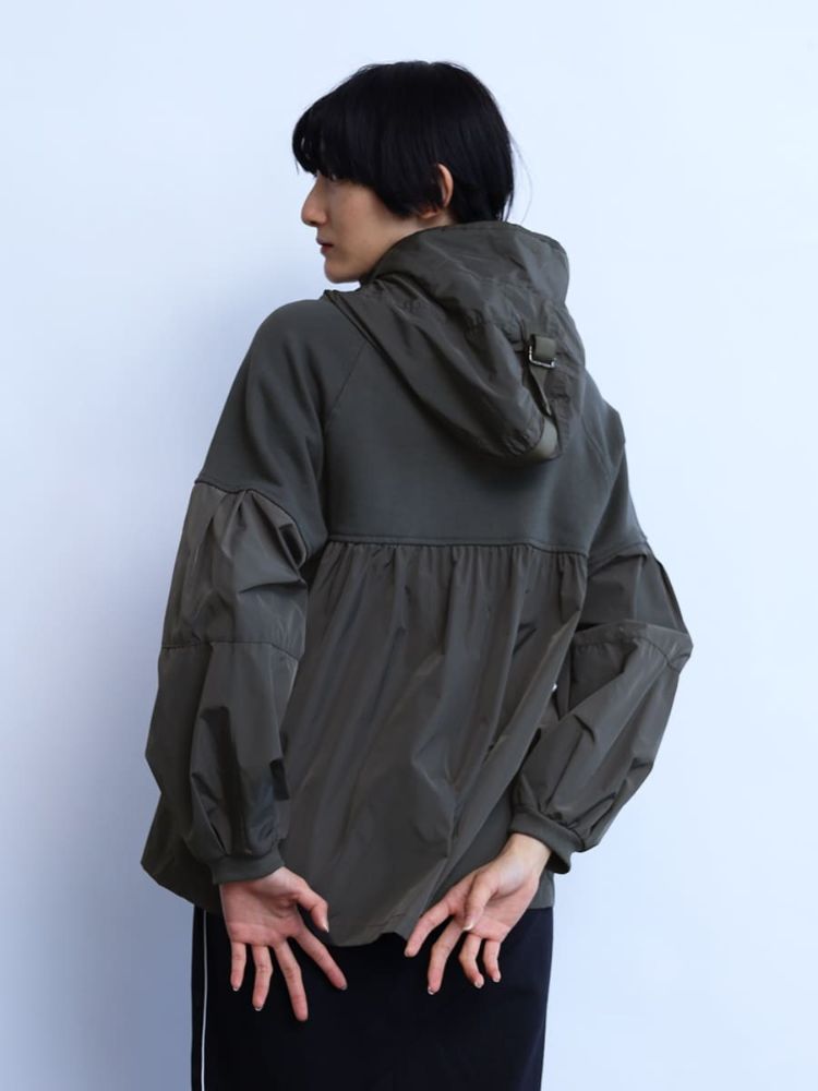 セール】ラシュッド LASUD 異素材アノラックパーカー(505940272 セール】ラシュッド LASUD 異素材アノラックパーカー(505940272
