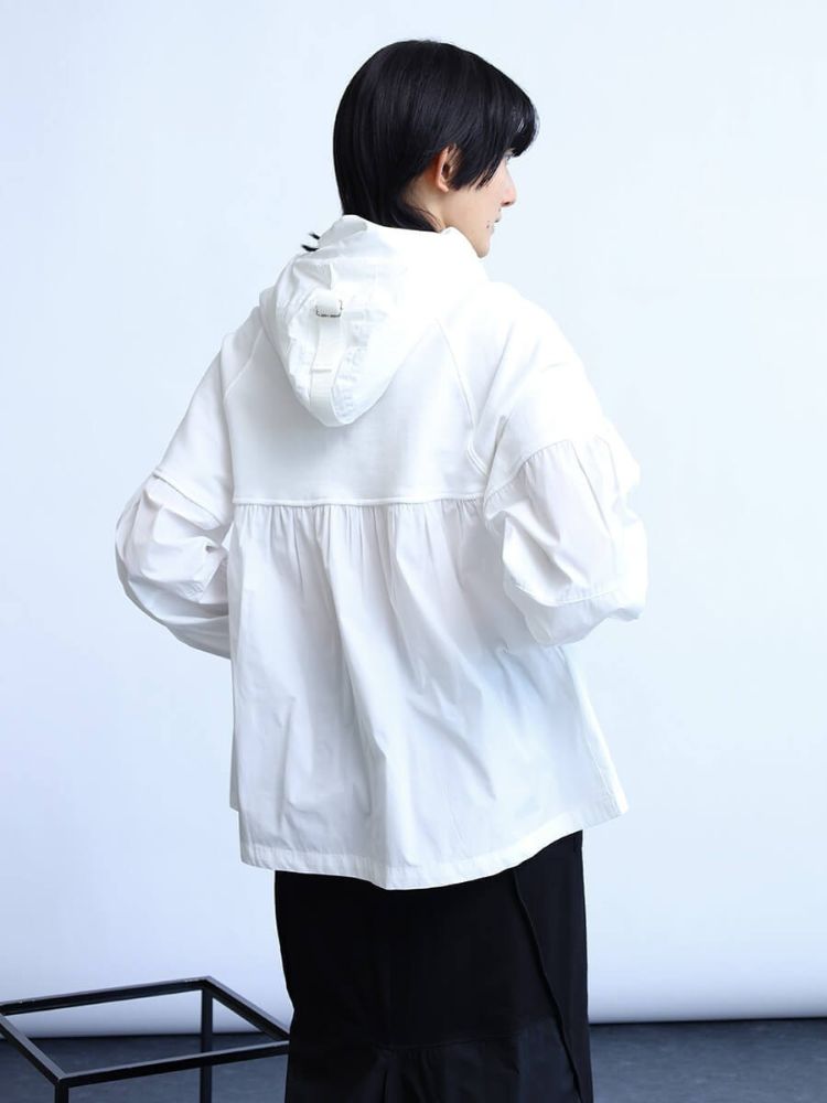 セール】ラシュッド LASUD 異素材アノラックパーカー(505940272 セール】ラシュッド LASUD 異素材アノラックパーカー(505940272