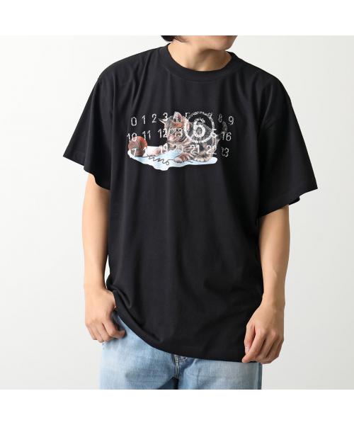 セール】MM6 半袖 Tシャツ SH0GC0015 S23588 キャット プリント(505941203) | MM６ メゾンマルジェラ(MM6  Maison Margiela) - d fashion