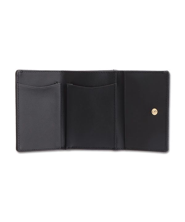 マリークワント MARY QUANT パールラメエピ ミニウォレット